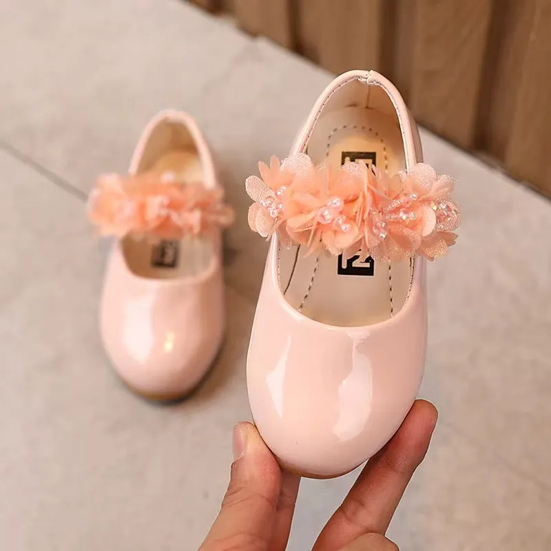 أحذية جلدية للأميرات للبنات - Girls Princess Leather Shoes
