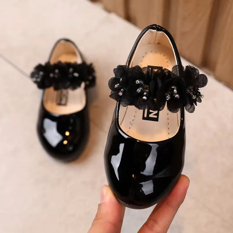 أحذية جلدية للأميرات للبنات - Girls Princess Leather Shoes