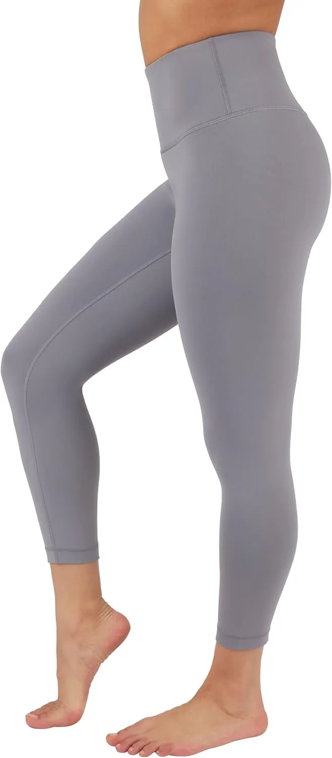 90 Degree By Reflex Womens High Waisted Leggings Capri Workout Yoga Pants