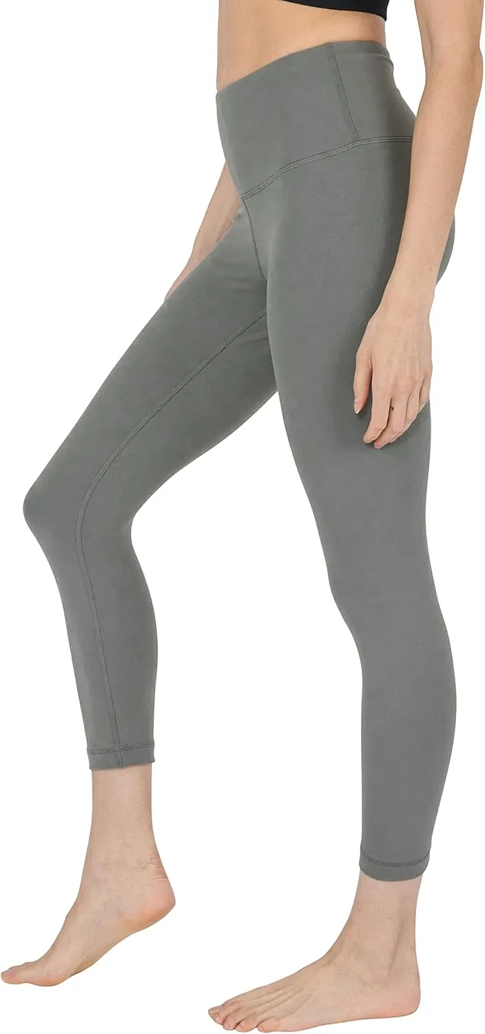 90 Degree By Reflex Womens High Waisted Leggings Capri Workout Yoga Pants