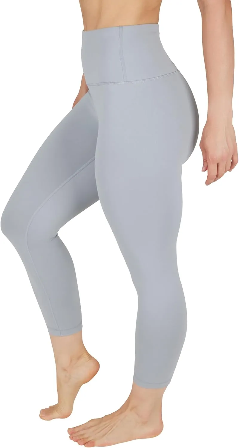 90 Degree By Reflex Womens High Waisted Leggings Capri Workout Yoga Pants