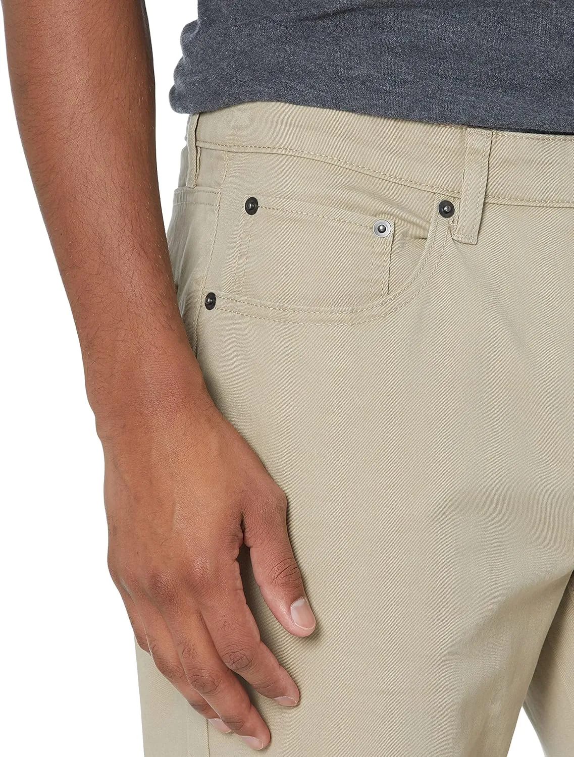 Amazon Essentials Men's Slim-Fit Pants, 5-Pocket Stretch Twill Design