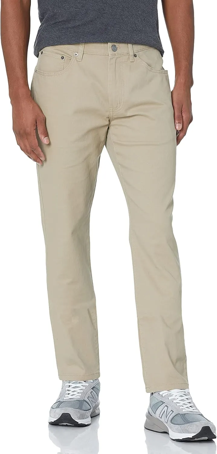 Amazon Essentials Men's Slim-Fit Pants, 5-Pocket Stretch Twill Design