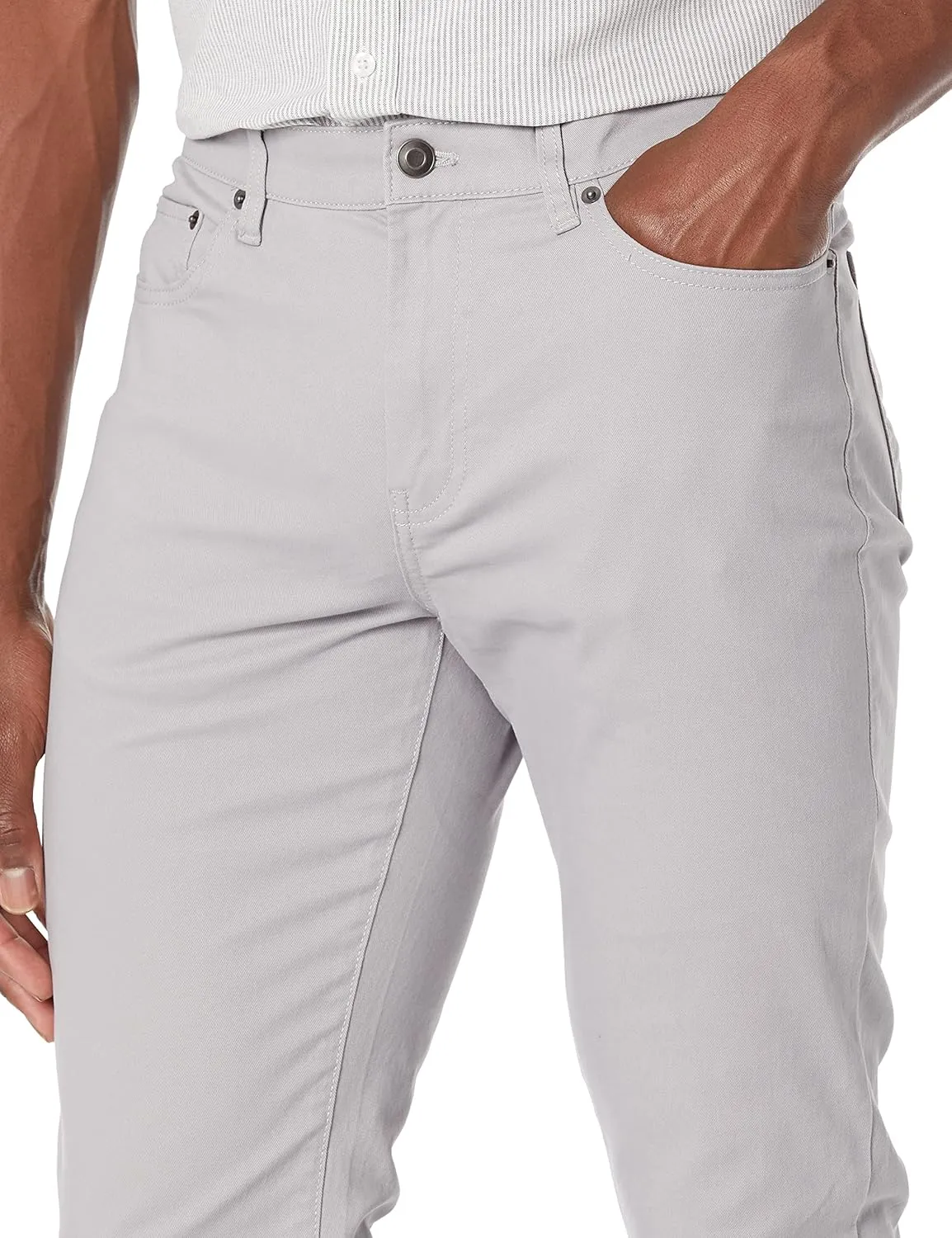 Amazon Essentials Men's Slim-Fit Pants, 5-Pocket Stretch Twill Design