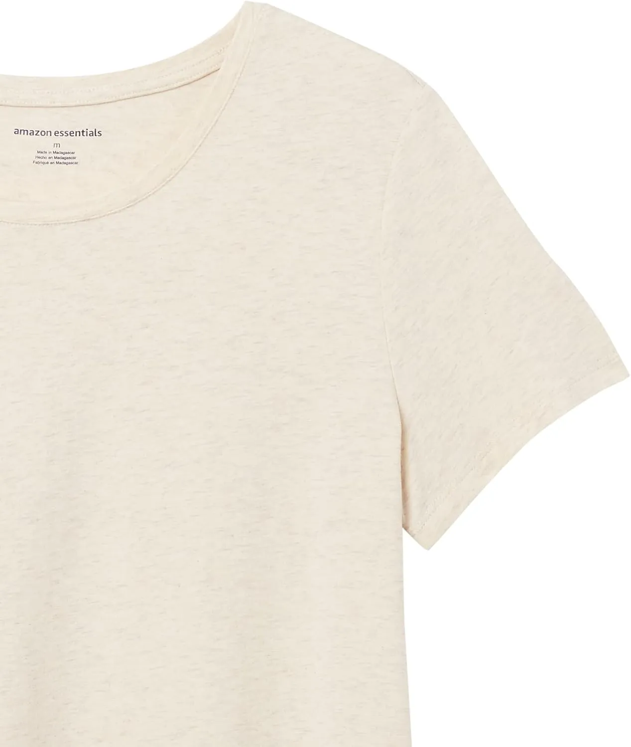 Amazon Essentials Women's Classic-Fit Short-Sleeve Crewneck T-Shirt, Multipacks