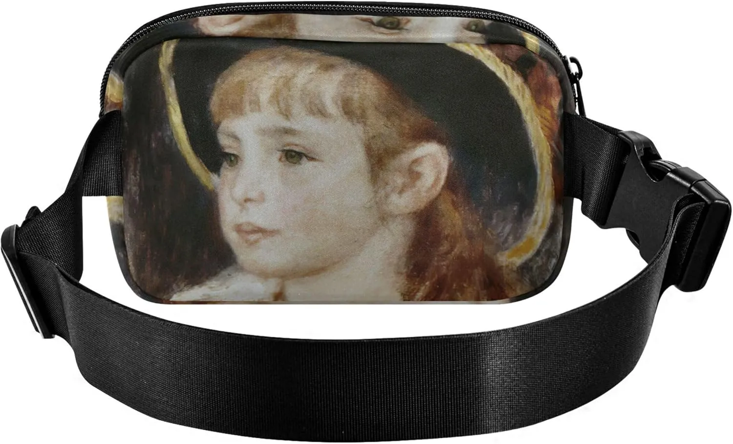Auguste Renoir Prints Little Irene Fanny Pack for Women Neon Hip Pack Belt Bag Waterproof Cross Body Waist Purse