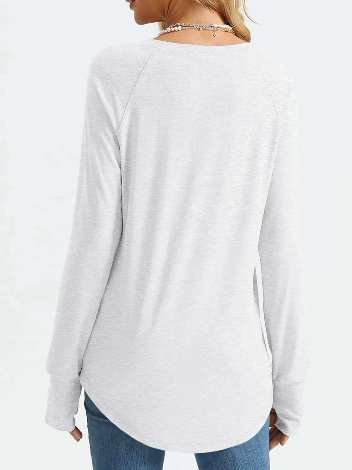 AUTOMET Womens Long Sleeve Shirts Crew Neck Casual Tshirts Fall Fashion Tops Loose Fit Lightweight Y2k Outfits Clothes