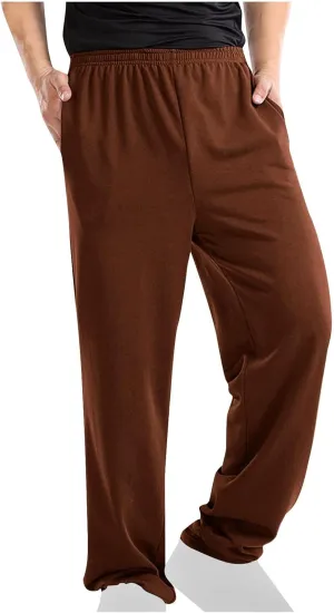 Aymnlox Men's Outdoor Pants Jogger Baggy Chino Pants Fashion Wide Leg Pants Casual Pants with Pockets Y2K Streetwear Trouser
