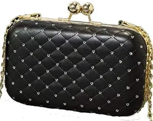 Azan International Store Handicraft Hand Embroidered Box Clutch Bag Purse for Bridal, Casual, Wedding Bag for Women & Girls