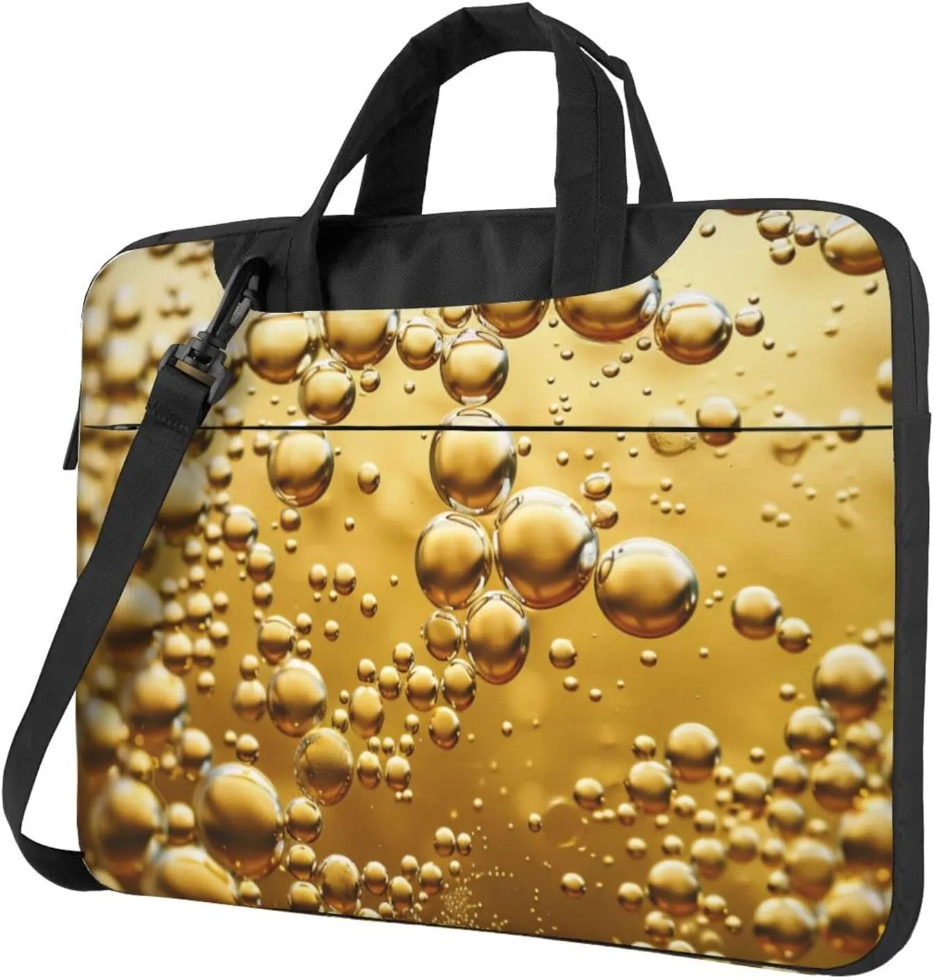 Beer Bubble Print Laptop Tote Bag Laptop Carrying Case Travel Bag Business Computer Bag Work Bag for Men Women