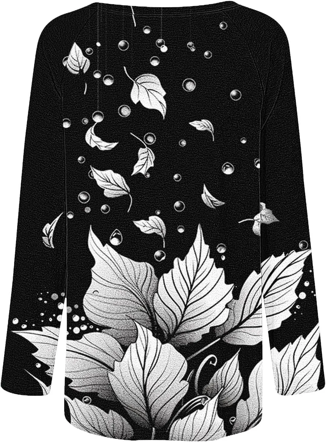 Blouses for Women Dressy 2025 Tunic Tops Long Sleeve Floral T-Shirts Boho Tees Loose Pullover Causal Trendy Outfits