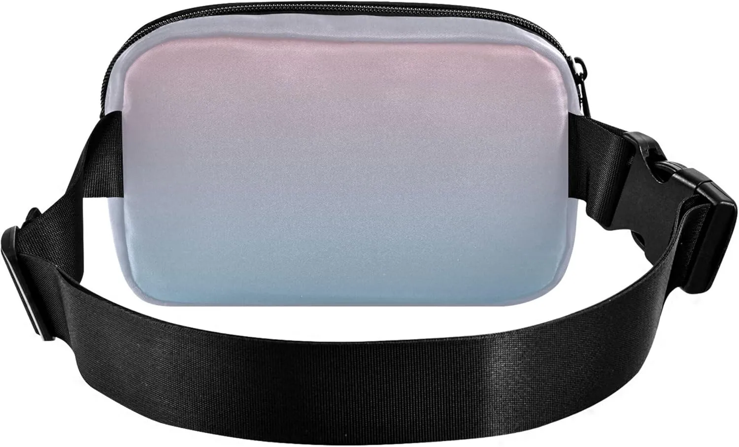 Blush Pink Blue Gradient Fanny Pack for Women Funny Anti Theft Belt Bag Waterproof Waist Pouch for Women
