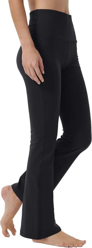 Bootcut Yoga Pants for Women High Waist Workout Pants for Women Tummy Control Bootleg Work Pants Dress Pants
