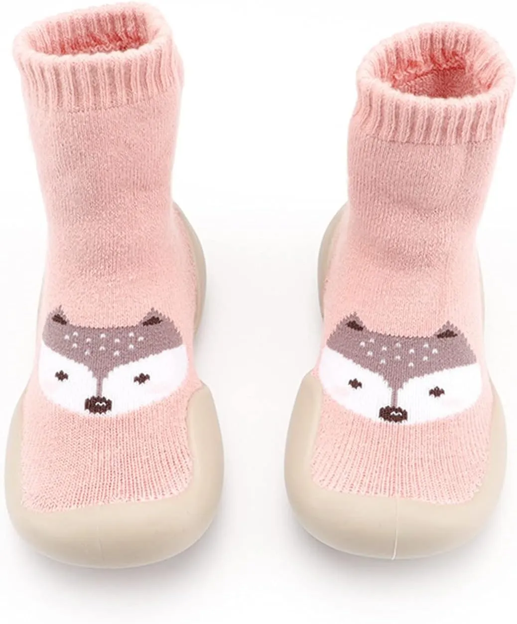 Canvas Boys Shoes Baby Indoor Toddler Walkers Shoes Socks Soft Elastic Casual First Cartoon Baby Romper Boy