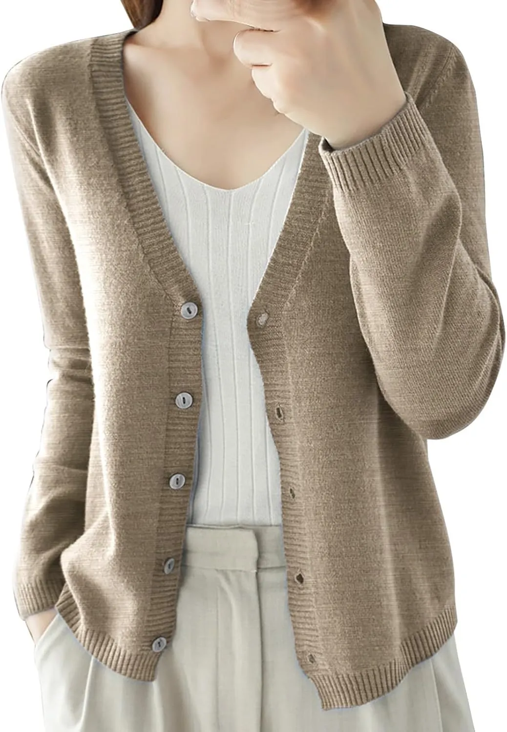 Cardigan Sweaters for Women 2024 Winter Ugly Sweater Crewneck Button Down Spring Tops Trendy Going Out