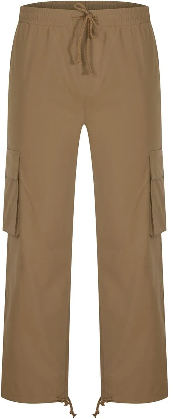 Cargo Pants for Men Casual Outdoor Pants Hiking Pants Men Lightweight Athletic Pants for Loose Fit Sports Joggers