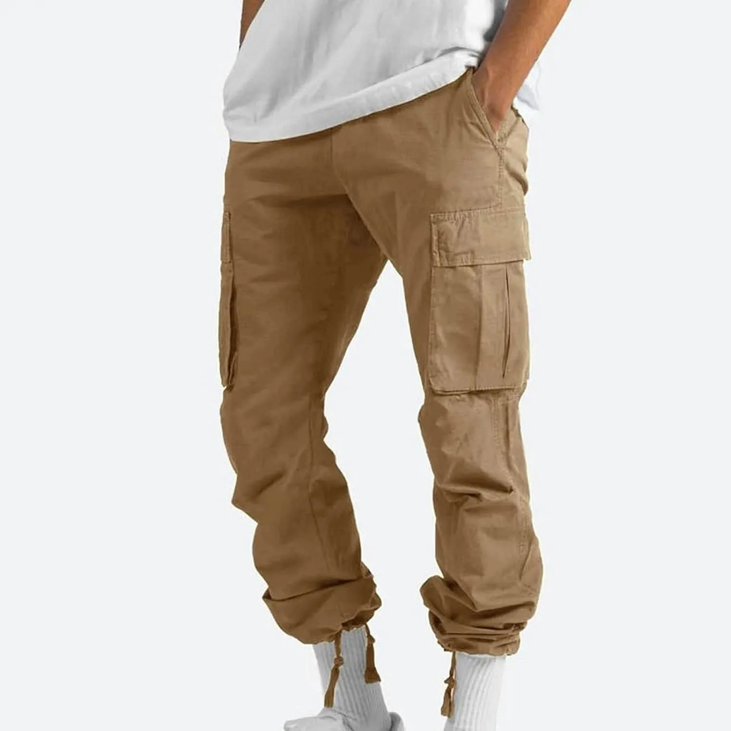 Cargo Pants for Men Casual Outdoor Pants Hiking Pants Men Lightweight Athletic Pants for Loose Fit Sports Joggers