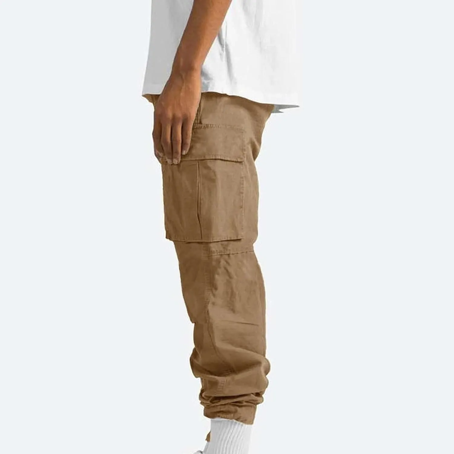 Cargo Pants for Men Casual Outdoor Pants Hiking Pants Men Lightweight Athletic Pants for Loose Fit Sports Joggers