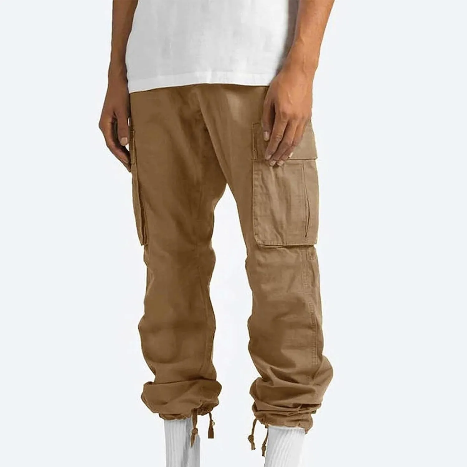 Cargo Pants for Men Casual Outdoor Pants Hiking Pants Men Lightweight Athletic Pants for Loose Fit Sports Joggers
