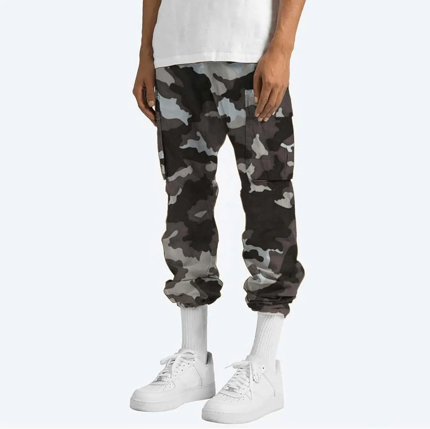 Cargos Pants Men Mens Cargo Pants Lightweight 5 Pocket Pants Men's and Big Men's Relaxed Fit Cargo Pants with
