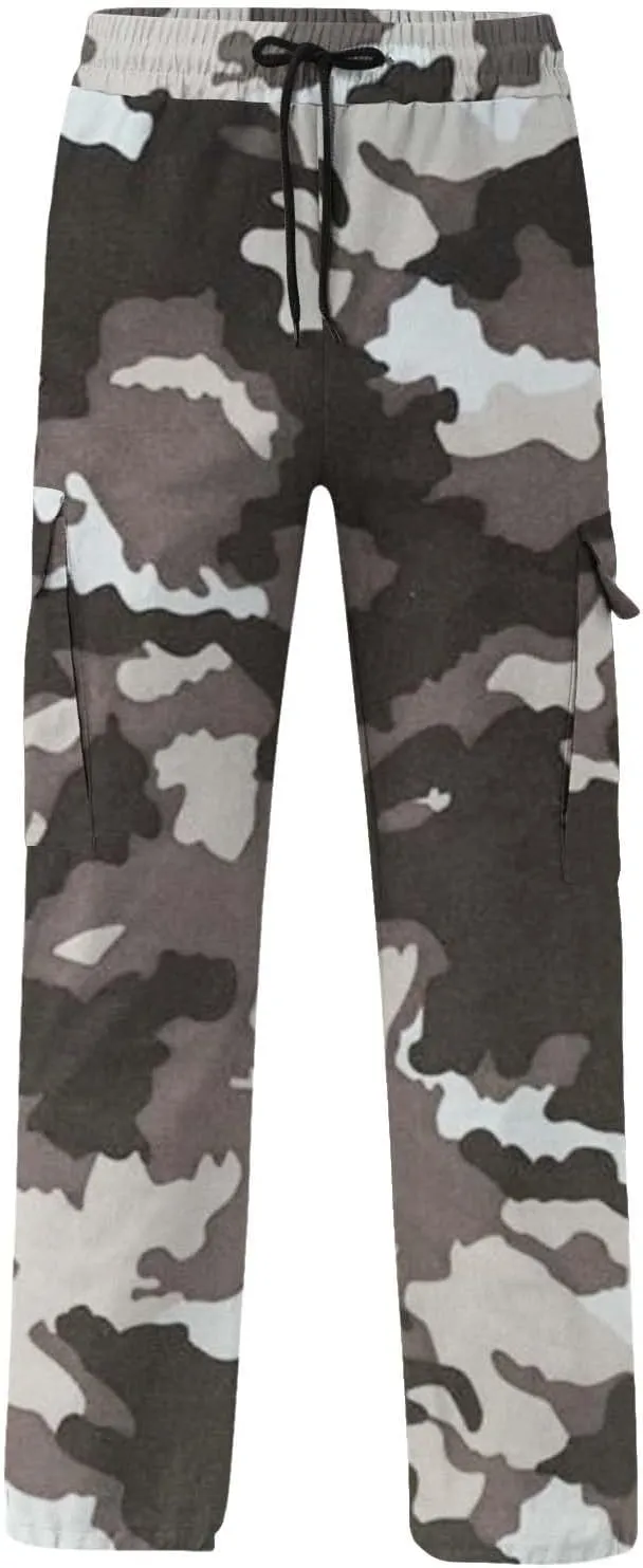 Cargos Pants Men Mens Cargo Pants Lightweight 5 Pocket Pants Men's and Big Men's Relaxed Fit Cargo Pants with