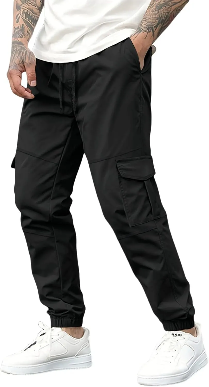 Cargos Pants Men Mens Cargo Pants Lightweight 5 Pocket Pants Men's and Big Men's Relaxed Fit Cargo Pants with