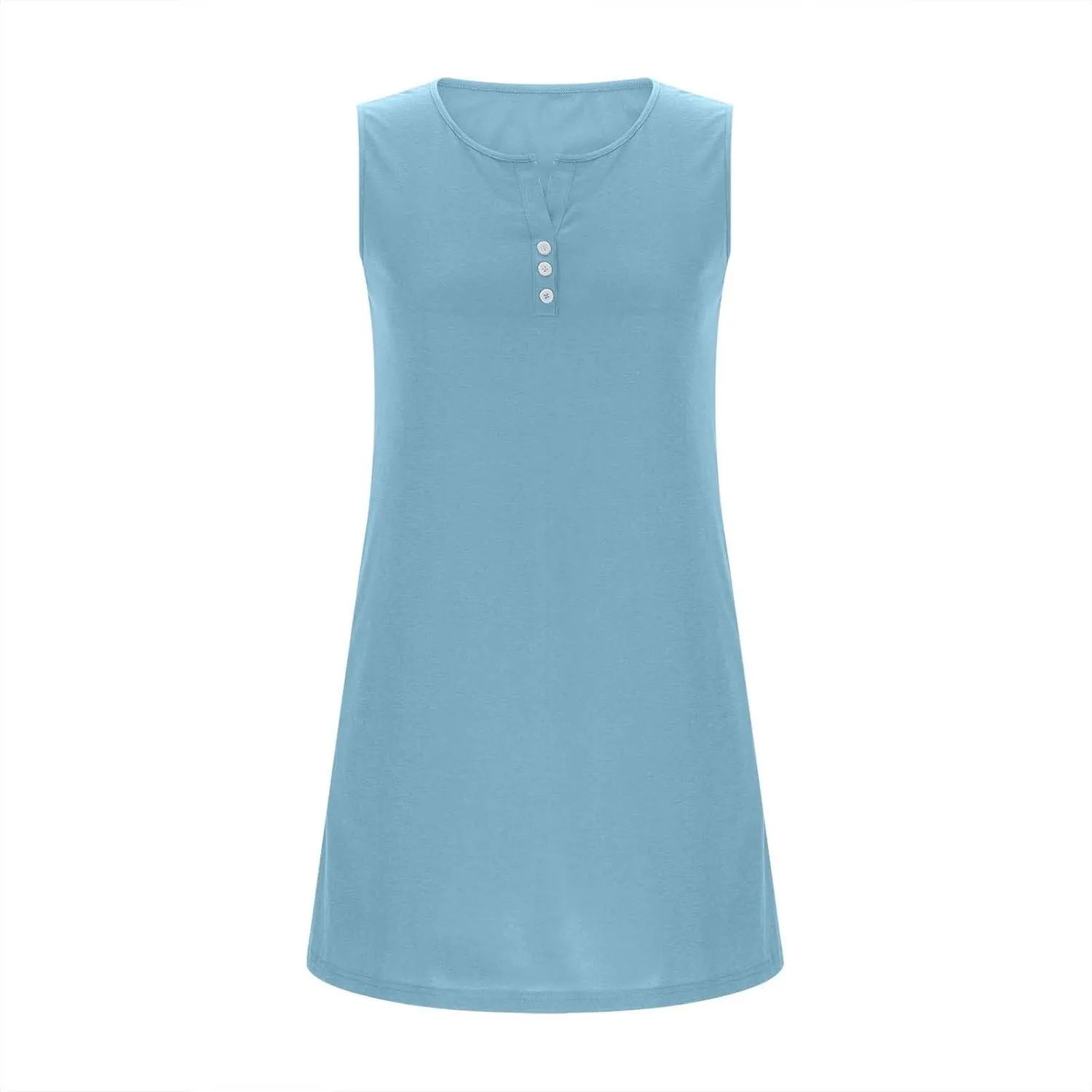 Casual Summer Dresses for Women Solid Color Tank Dress A Line Lightweight Comfortable Fashion Outfits