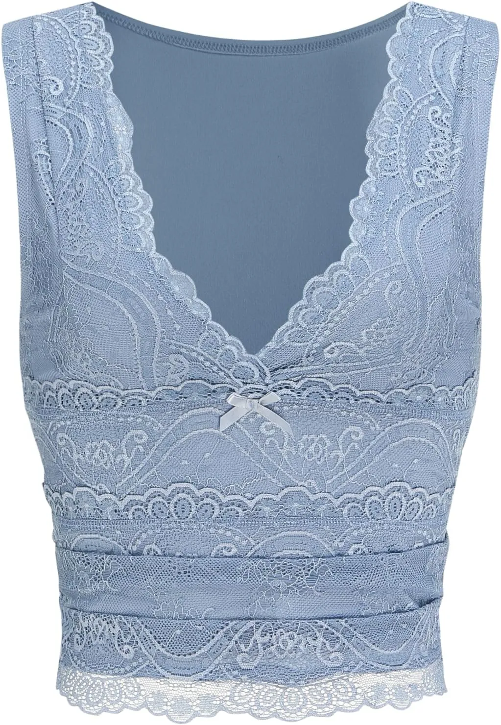 CIDER Lace Crop Tank Tops for Women Summer V Neck Sleeveless Going Out Tops Ruched Sexy Tee Trendy T Shirts Casual