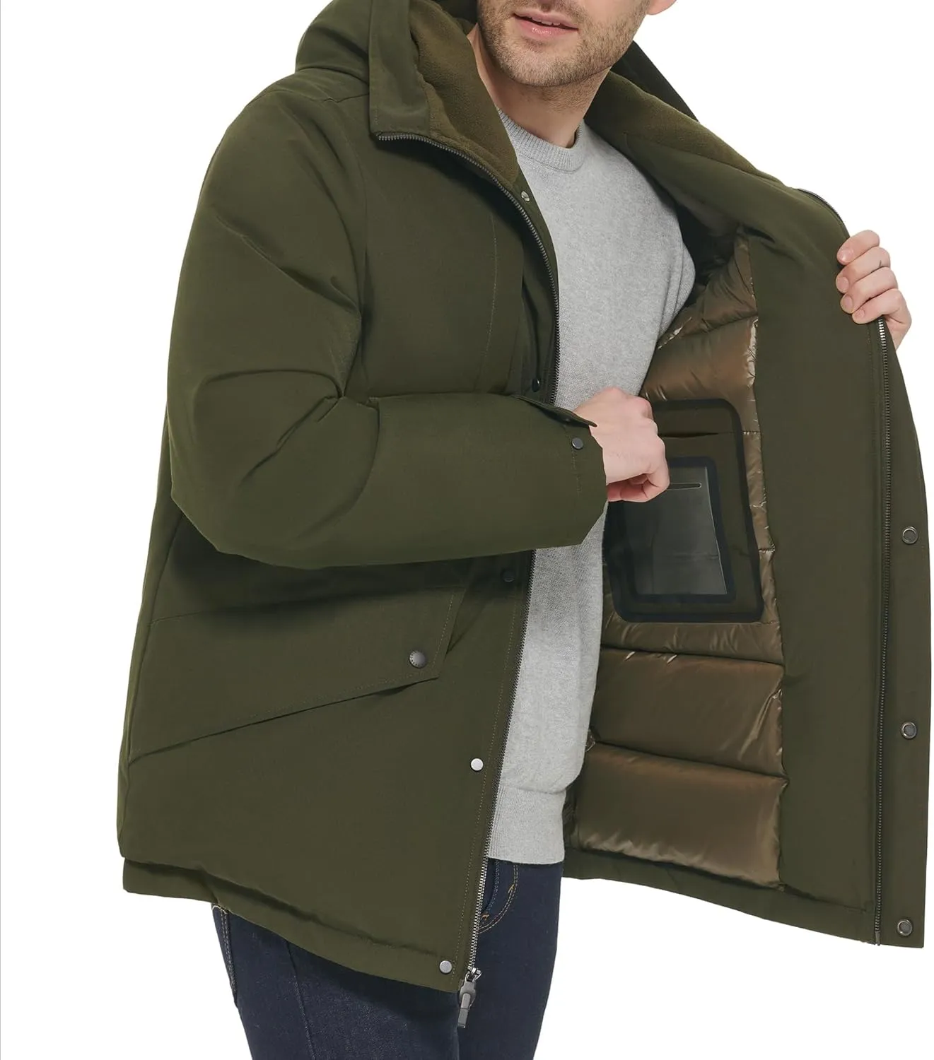 Cole Haan Men's Hooded Puffer Jacket