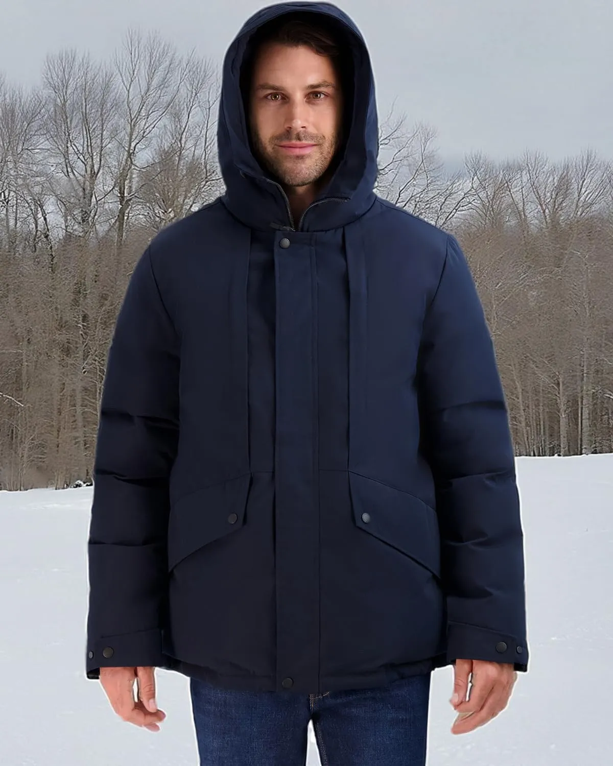 Cole Haan Men's Hooded Puffer Jacket