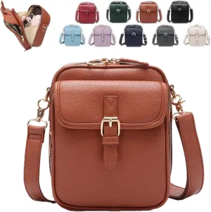 Collaboraten1 Crossbody Leather Bag, Purse Vintage Mini Messenger Bag, Urvashi Crossbody Leather Bag