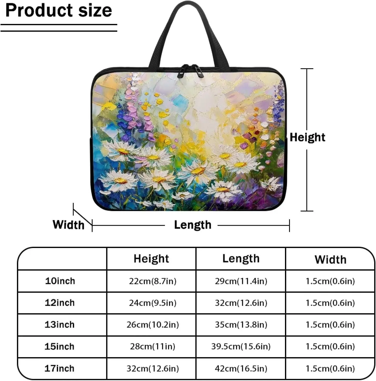 Computer Bag Waterproof Work Handbag Laptop Bag Lightweight Tote Bag Computer Accessories
