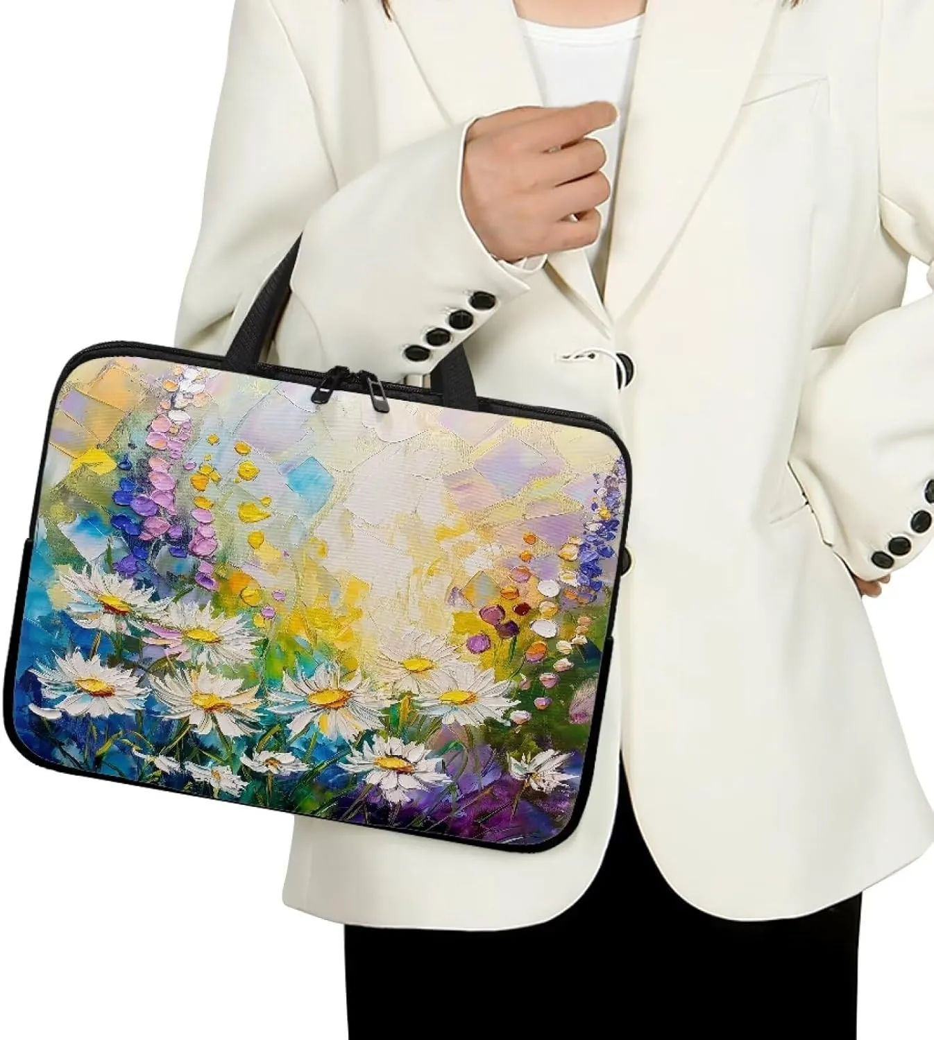 Computer Bag Waterproof Work Handbag Laptop Bag Lightweight Tote Bag Computer Accessories