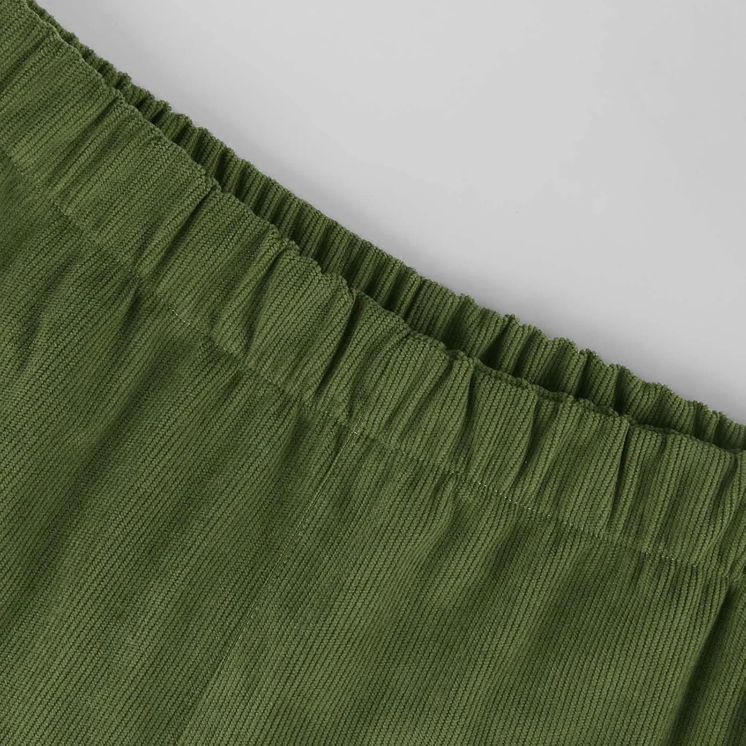 Corduroy Pants Women Casual Elastic High Waisted Flare Pants Bell Bottom Comfy Work Pants Cord Trousers Pants
