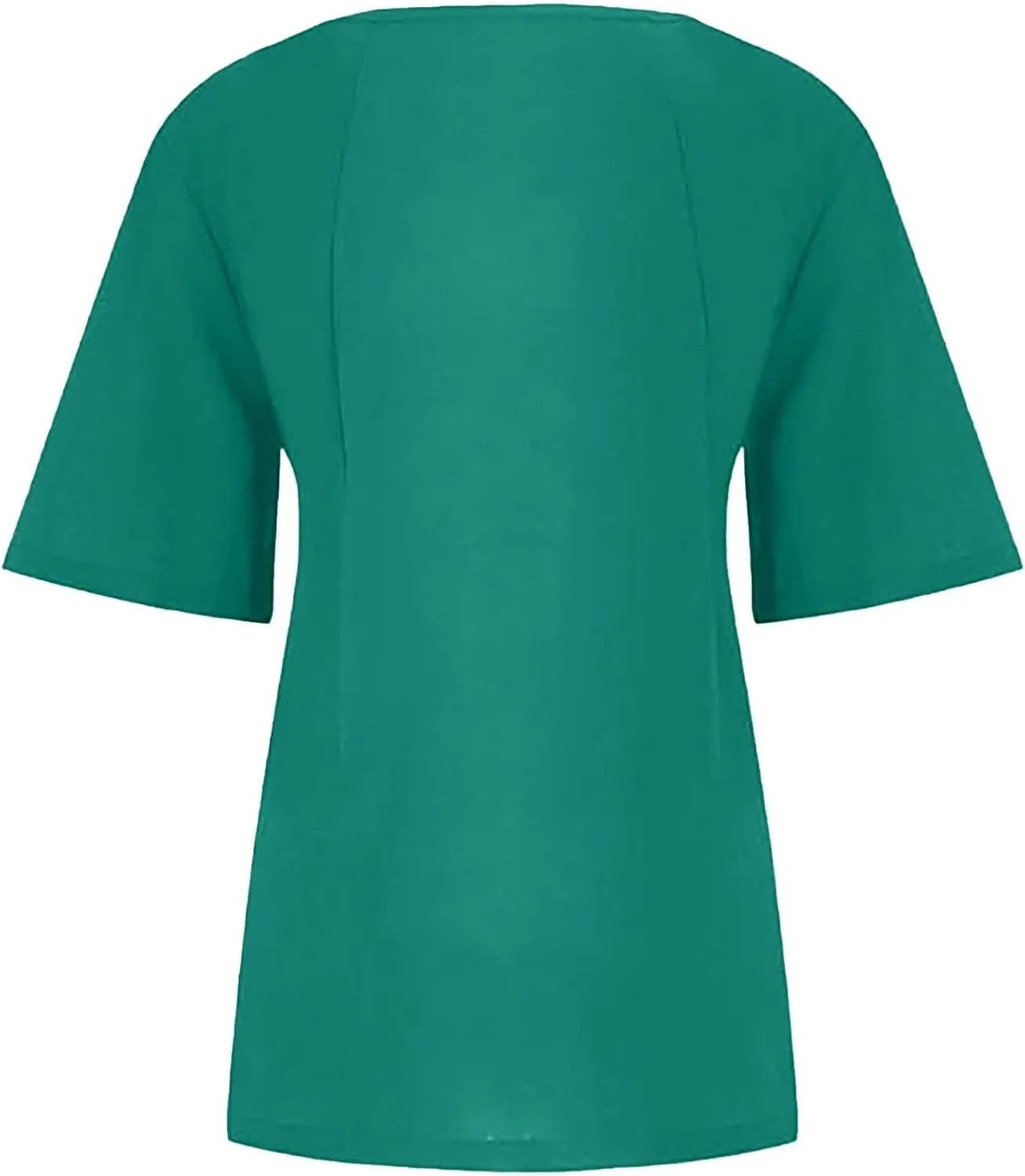 Cotton Linen Tops for Women 2025 Summer Dressy Casual Plus Size Shirt Trendy Short Sleeve Crewneck Tunic Blouses