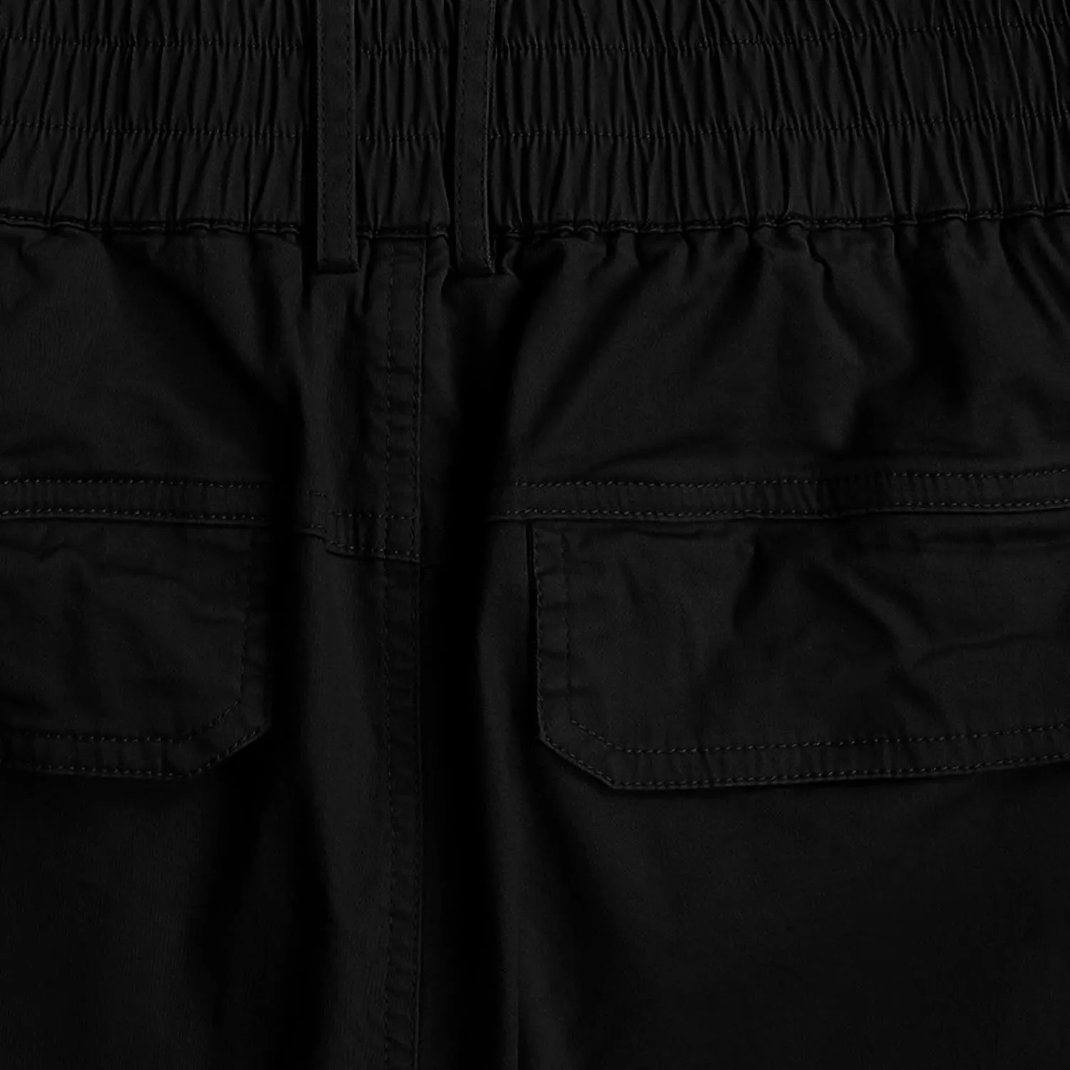 Cotton Men's Tapered Jogger Pants Cargo Workout Trousers Slim Fit Running Outdoor Sweatpants with Zipper Pockets