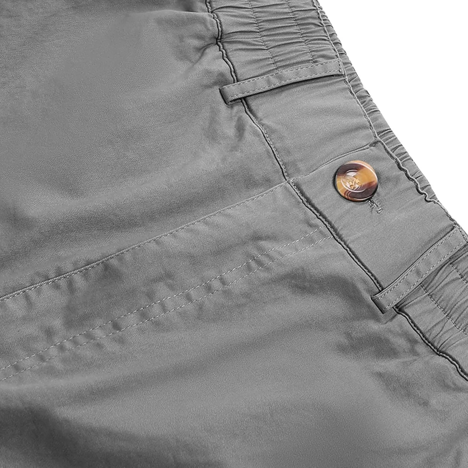 Cotton Men's Tapered Jogger Pants Cargo Workout Trousers Slim Fit Running Outdoor Sweatpants with Zipper Pockets