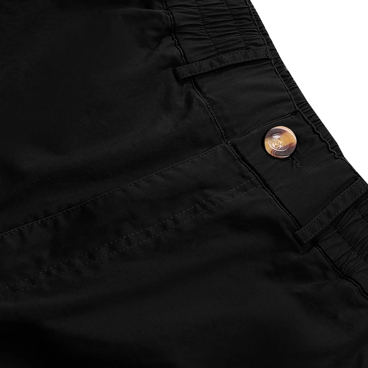 Cotton Men's Tapered Jogger Pants Cargo Workout Trousers Slim Fit Running Outdoor Sweatpants with Zipper Pockets