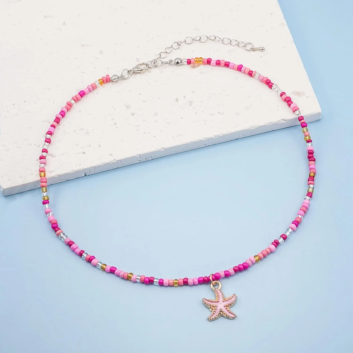 Cowrie shell Surfer Necklaces Beach Handmade Choker Hawaiian Summer Conch Necklace for Women
