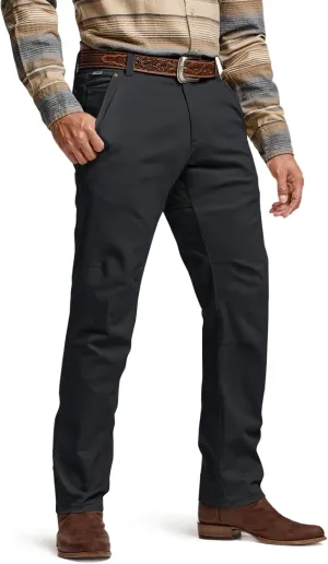 CQR Men's Motion Utility Casual Pants, Regular Fit Lightweight Work Pants, Water Resistant Outdoor Stretch Pants with Pockets