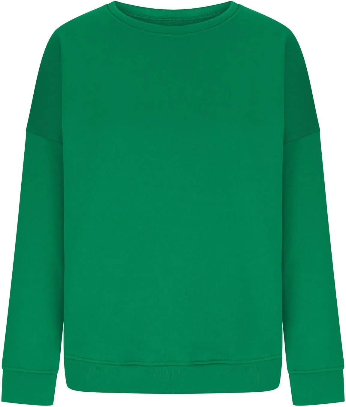 Crewneck Sweatshirts Women Long Sleeve Fleece Pullover Tops Fall Fashion Casual Loose Fit Sweater Cute Hoodies
