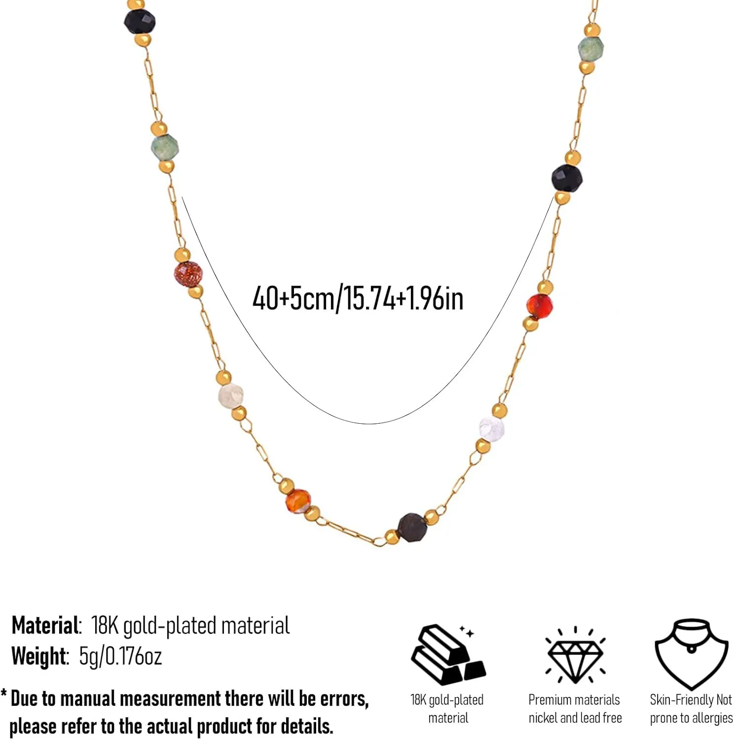 Cute Flower Charm Necklace for Women Colorful Dainty Floral Choker Silver Plated Stainless Steel Necklaces for Women Birthday Anniversary Graduation Mother's Day Gifts
