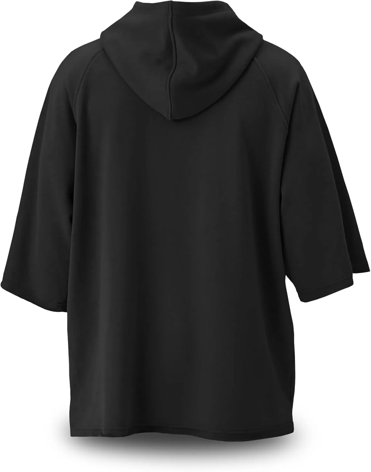 D R DETROIT REBELS Oversized Streetwear Short Sleeve Hoodie Loose Fit Pullover for Men & Women