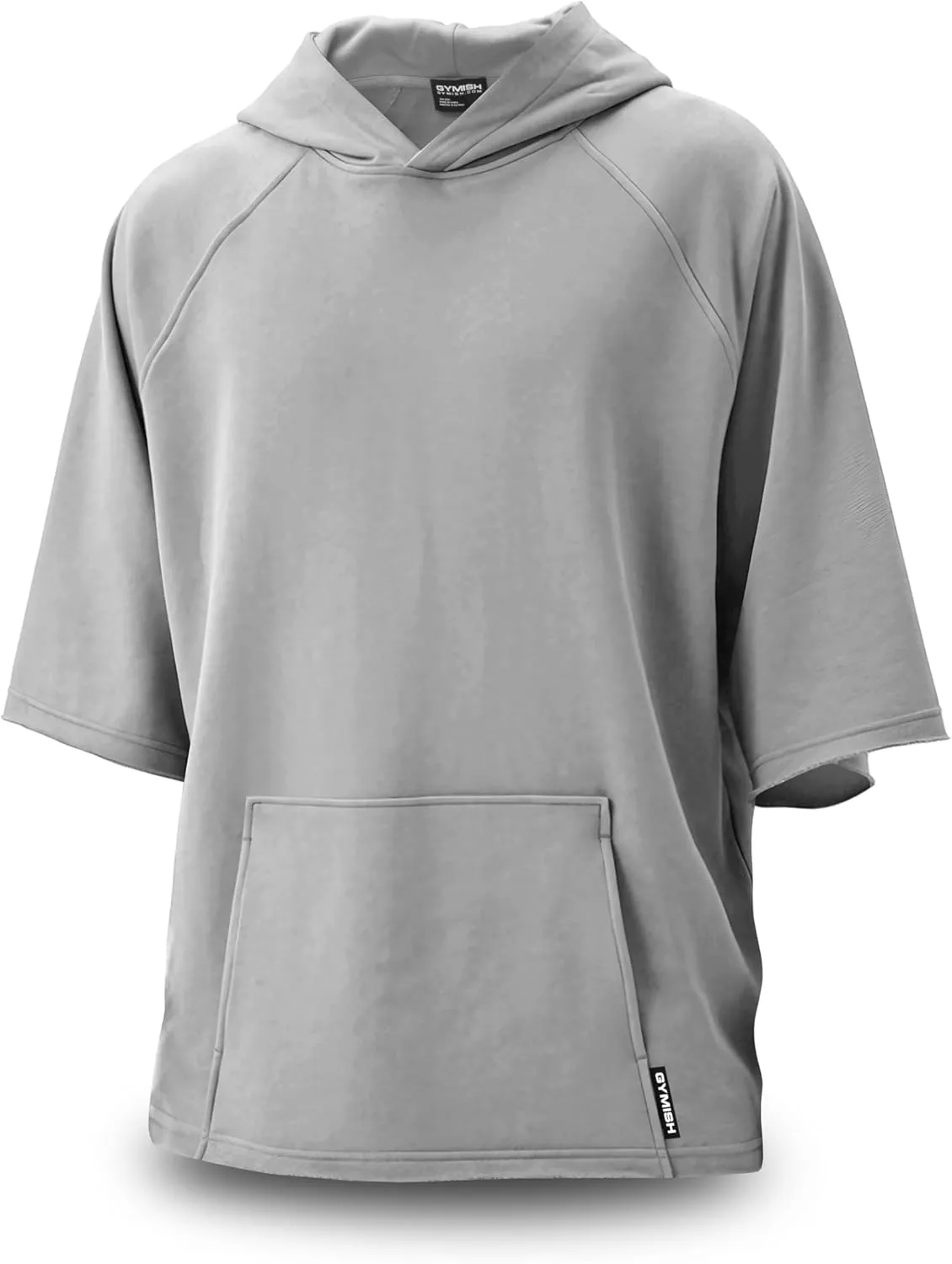 D R DETROIT REBELS Oversized Streetwear Short Sleeve Hoodie Loose Fit Pullover for Men & Women