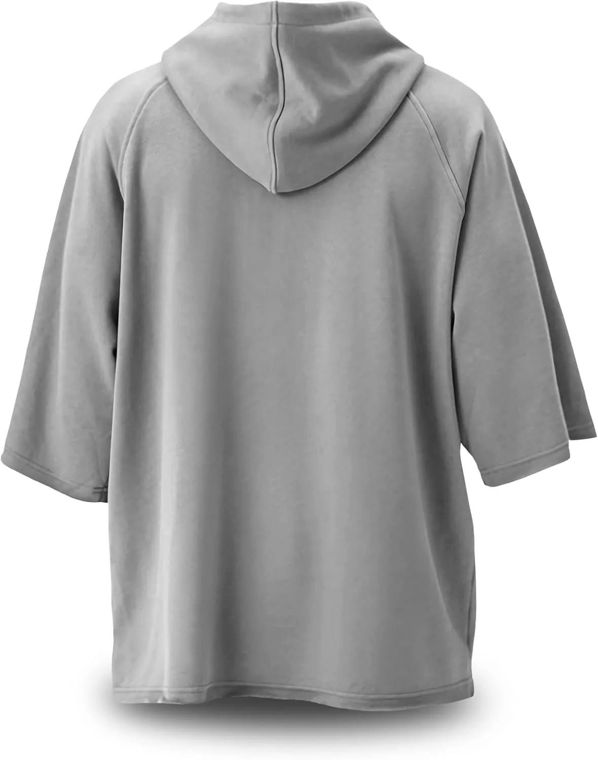 D R DETROIT REBELS Oversized Streetwear Short Sleeve Hoodie Loose Fit Pullover for Men & Women