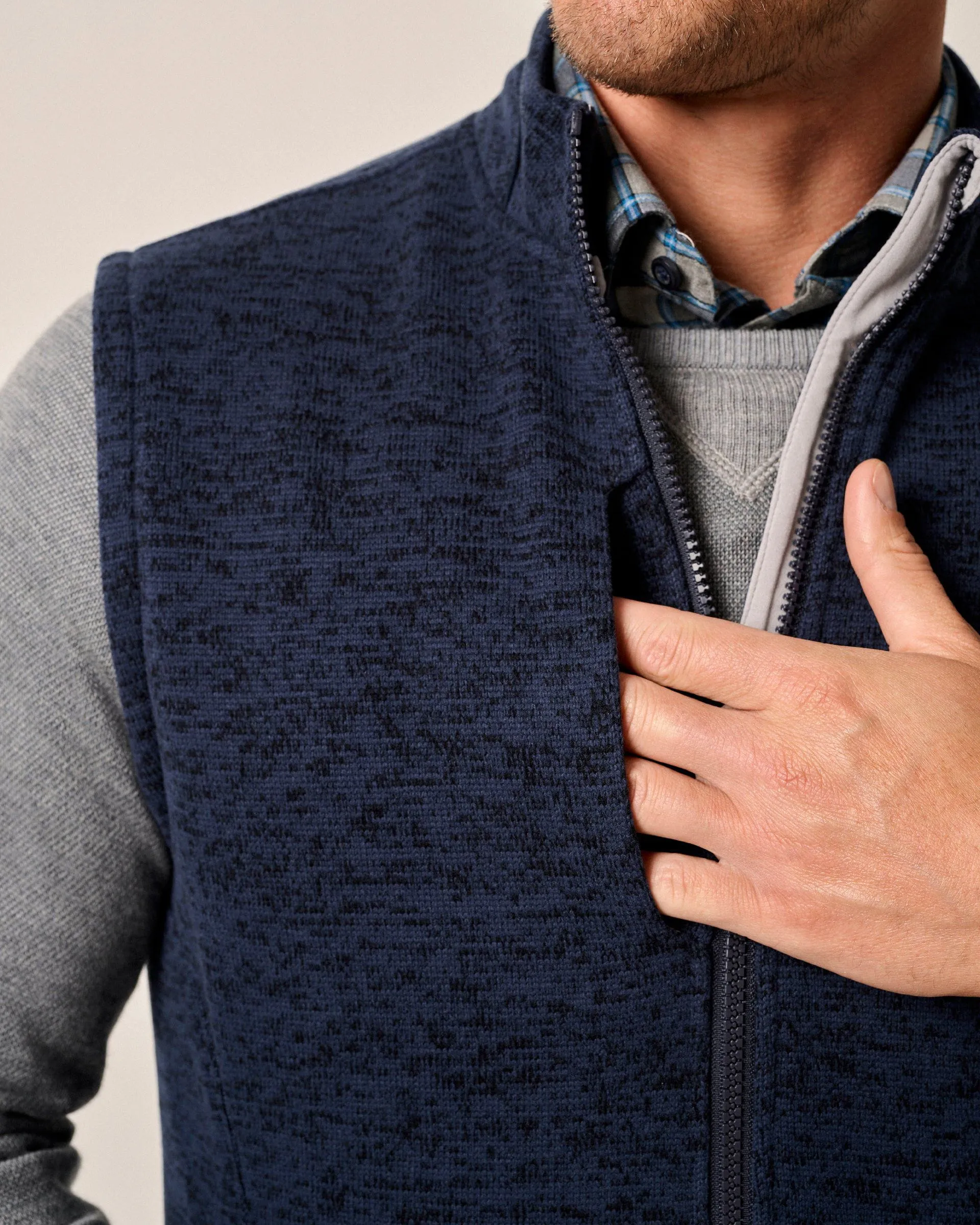 Denalis Double-Zip Fleece Vest