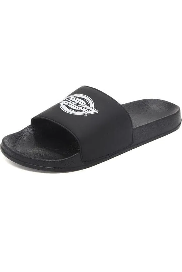 DICKIES SLIP ON SLIDES - BLACK