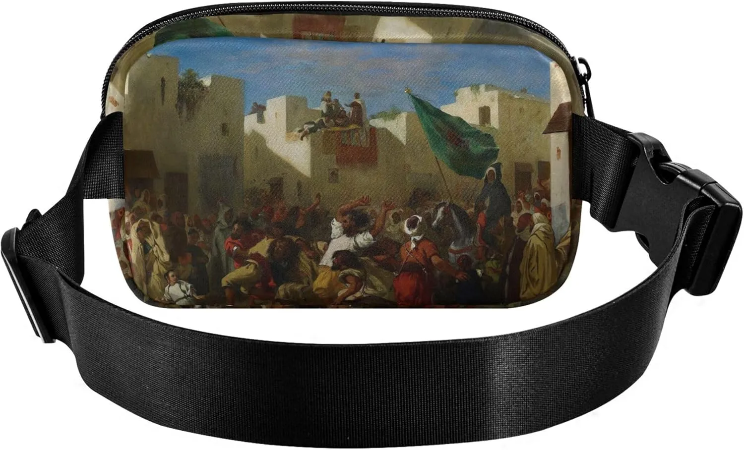 Eugne Delacroix Painting Women Fanny Packs Waterproof Hip Pack Belt Bag Festival Cross Body Waist Purse