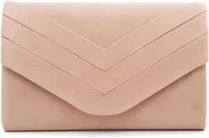 Evening Bag for Women Velvet Clutch Envelope Handbag Bridal Wedding Purse Elegant Shoulder Bag with Detachable Chain