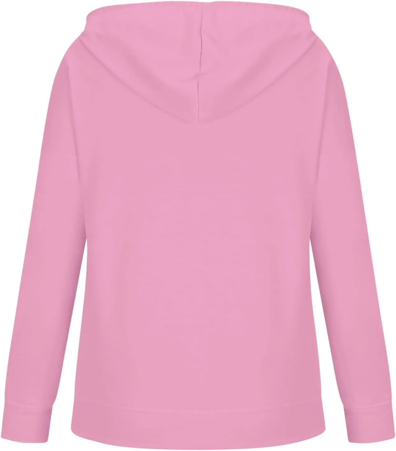 Fall Hoodies For Women Trendy 2024 Causal Long Sleeve Button Down Hooded Sweatshirt Solid Basic Pullover Tops